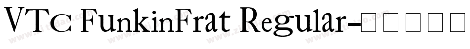 VTC FunkinFrat Regular字体转换